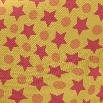 Stars Dots Midweight Cotton Poplin