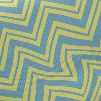 Two-Color Zigzag Waves Midweight Cotton Poplin