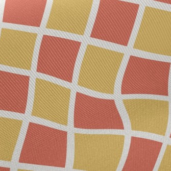 Two-Color Checkerboard Rhombus Midweight Cotton Poplin