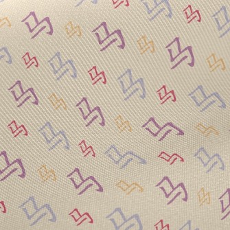Simplified Chinese Characters Midweight Cotton Poplin