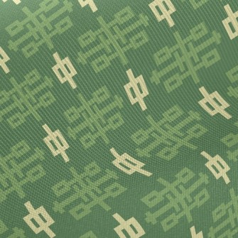 Chinese Style Totem Midweight Cotton Poplin
