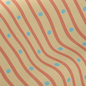 Dotted Lines Midweight Cotton Poplin