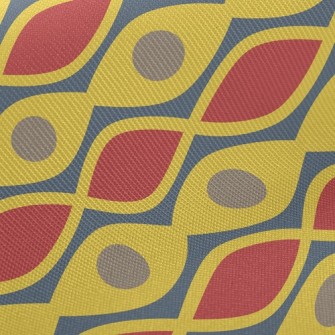 Dot Ellipse Wave Midweight Cotton Poplin
