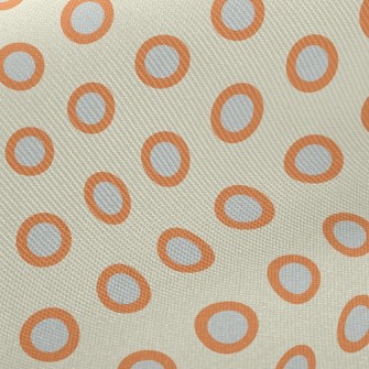 Two-Color Dots On The Outer Fr Midweight Cotton Poplin