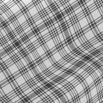 Versatile Black And White Plai Midweight Cotton Poplin