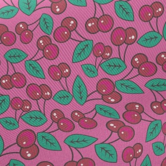 Petite Cherry Midweight Cotton Poplin