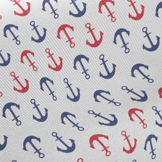 Upside Down Anchor Midweight Cotton Poplin