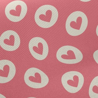 Round Heart Midweight Cotton Poplin
