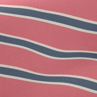 Typical Thick Diagonal Stripes Midweight Cotton Poplin