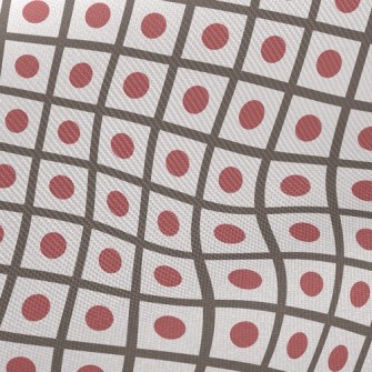 Checkered Dots Midweight Cotton Poplin
