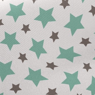 Big And Small Stars Midweight Cotton Poplin