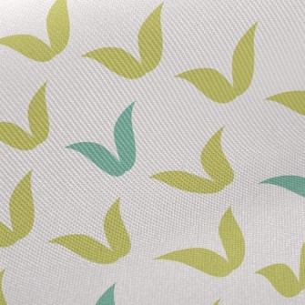 Small Leaves Midweight Cotton Poplin