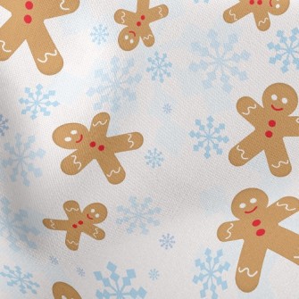 Snowflake Gingerbread Man Stretch Ponte
