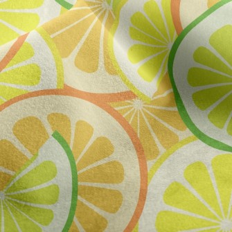 Sliced Juicy Oranges Micro Fleece