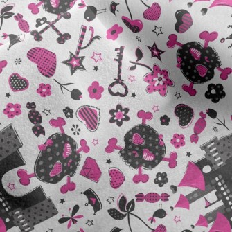 Happy Skull Micro Fleece