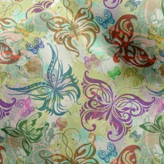 Gorgeous Color Butterfly Micro Fleece