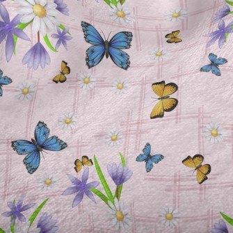 Elegant Two-Color Butterfly Minky