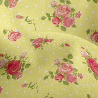Cute Little Rose Lightweight Performance Linen