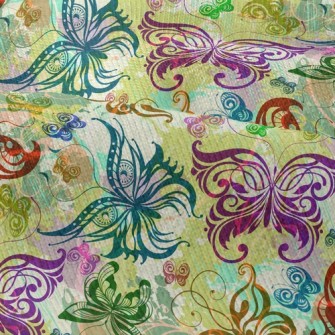 Gorgeous Color Butterfly Modern Jersey