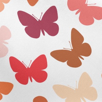 Gradient Color Butterfly Pongee