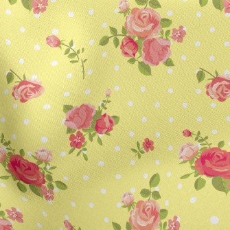 Cute Little Rose Lightweight Cotton Poplin
