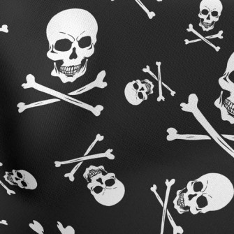 Skull Logo Lightweight Cotton Poplin