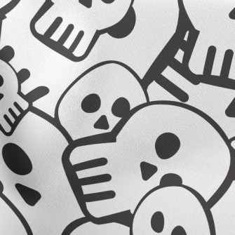 Funny Skull Lightweight Cotton Poplin