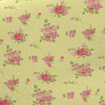 Cute Little Rose Midweight Cotton Poplin