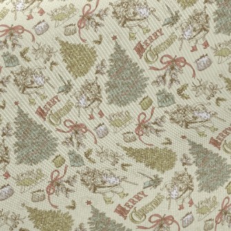 Merry Christmas Midweight Cotton Poplin