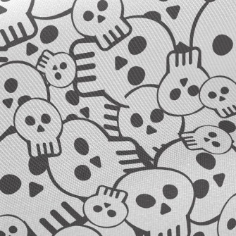 Funny Skull Midweight Cotton Poplin