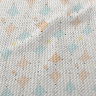 Cute Cartoon Kite Birdseye Piqué