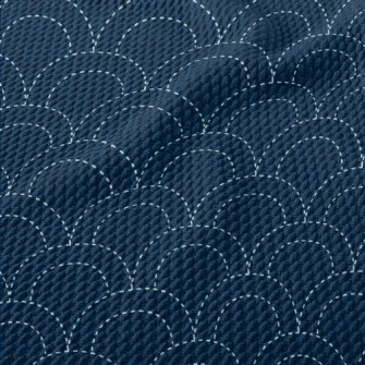 Japanese Sashiko Embroidery Birdseye Piqué