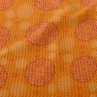 Traditional Mandala Pattern Birdseye Piqué