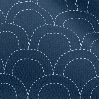 Japanese Sashiko Embroidery Chiffon
