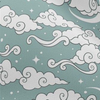 Hand Drawn Fairy Tale Starry S Chiffon
