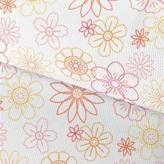 Beautiful Vector Flowers Waterproof Oxford