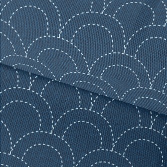 Japanese Sashiko Embroidery Waterproof Oxford