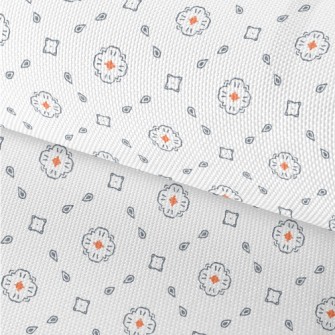 Symmetrical Hand-drawn Graphic Waterproof Oxford