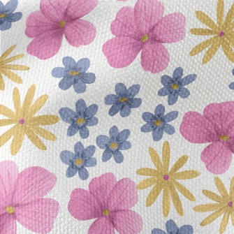 Painted Cartoon Flowers Waterproof Canvas