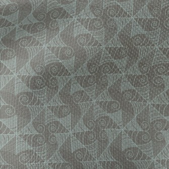 Light Blue Swirls Waterproof Canvas