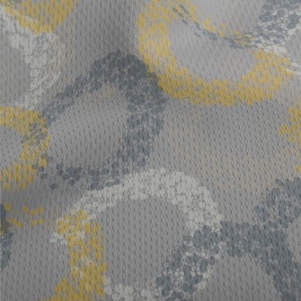 Colorful Bubble Circles Athletic Mesh Flat Back