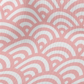 Japanese Pink Waves Terry