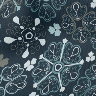 Ethnic Floral Pattern Terry