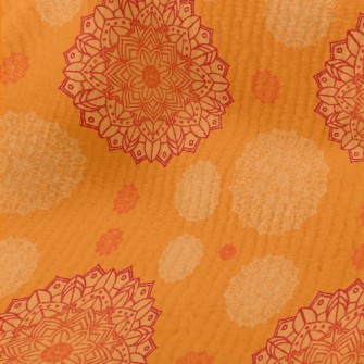 Traditional Mandala Pattern Terry