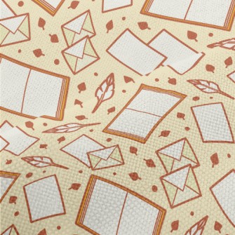 Cartoon Writing Utensils Performance Linen