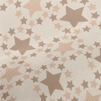 Brown Star Pattern Performance Linen