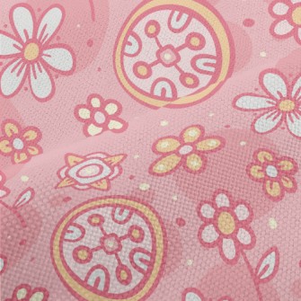 Girl Flower Graffiti Performance Linen
