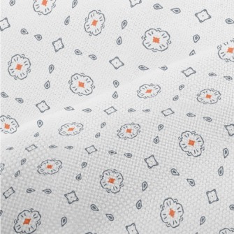 Symmetrical Hand-drawn Graphic Performance Linen