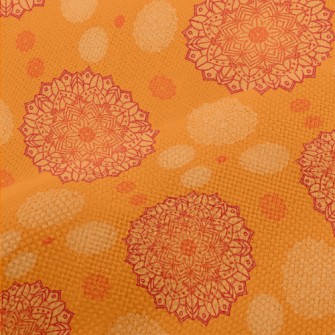 Traditional Mandala Pattern Performance Linen