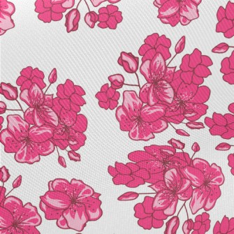 Valentine&#39;s Day Cherry Blo Twill